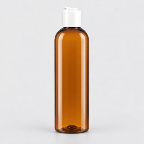 Botella ámbar con tapa disc top · 1 L