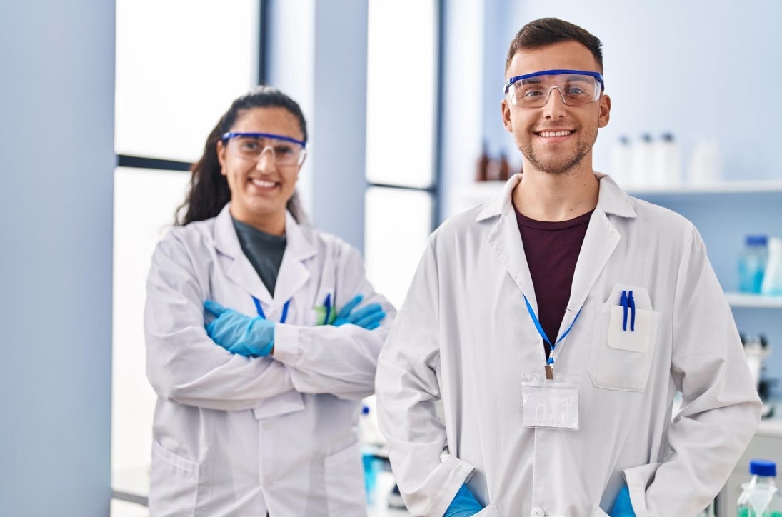 SARF team in the laboratory